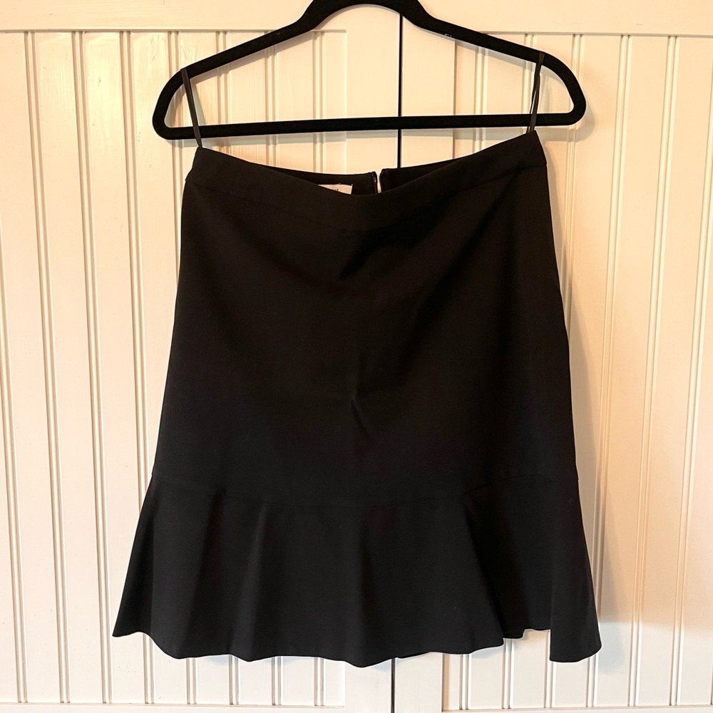 NWT Bar III Black Skirt with Ruffle